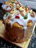 Pan dulce con frutos secos