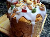 Pan dulce con frutos secos