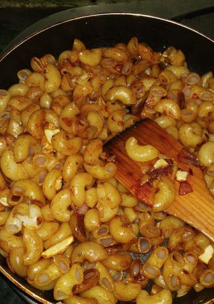 A picture of Delicious pasta.
