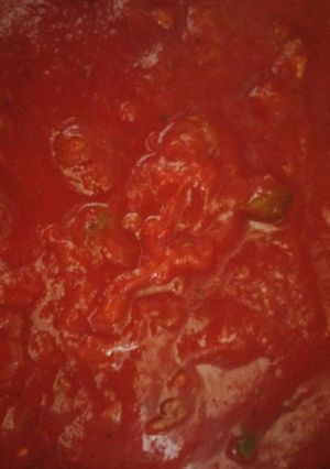 A picture of Big Poppa's Sweet & Salty Spaghetti Sauce.