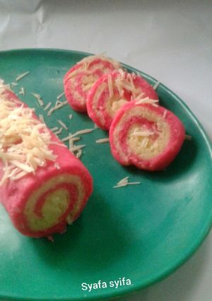 Foto resep Gethuk singkong gulung tabur keju