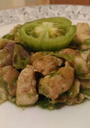 Foto resep Ayam Fillet Sambal Ijo