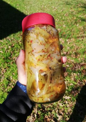 Una foto de Pencas de acelga al escabeche 🙌🏼
