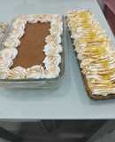 Tarta tres leches con merengue