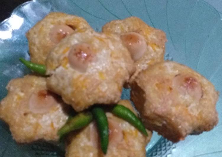 Tahu remet tanpa telur bumbu praktis