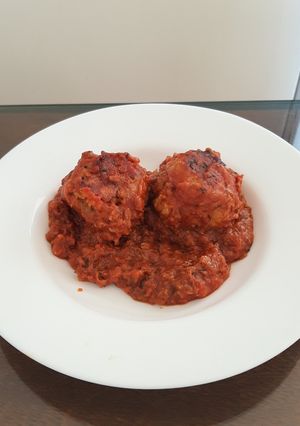 Una foto de Albóndigas de lentejas