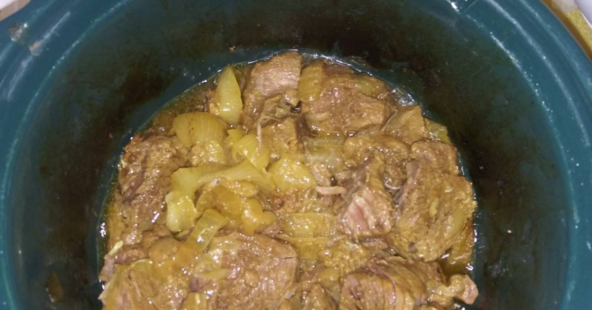 Carne de cerdo en olla de cocimiento lento Receta de Dora Avalos - Cookpad