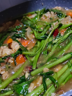 Foto resep Tumis Kangkung + Tempe