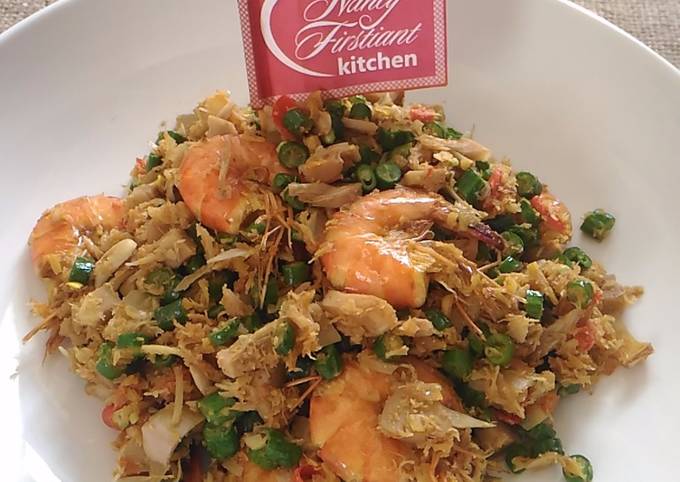 Resep Lawar Udang, Kacang Panjang dan Tewel (#pr_kacangpanjang) Anti Gagal