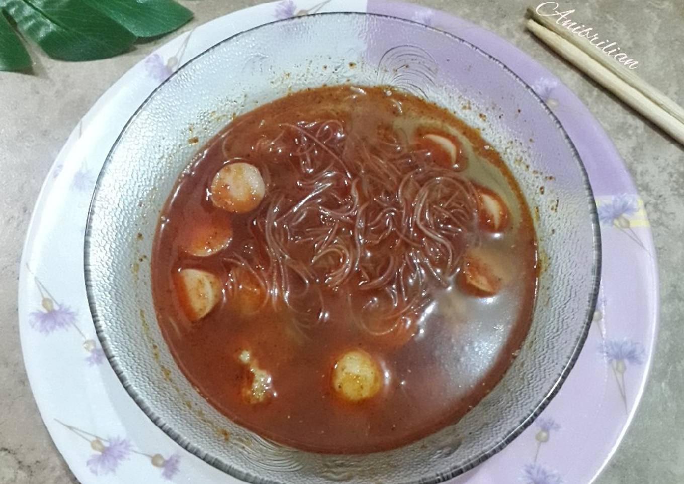 Bihun kuah pedas