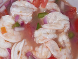 Ceviche de camarones