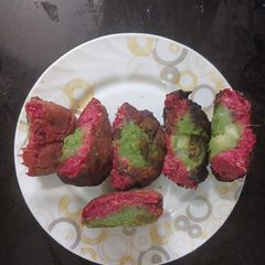 A picture of Pink green Farali Surprise.