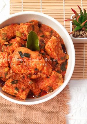Foto resep Ayam Tempe Bumbu Merah