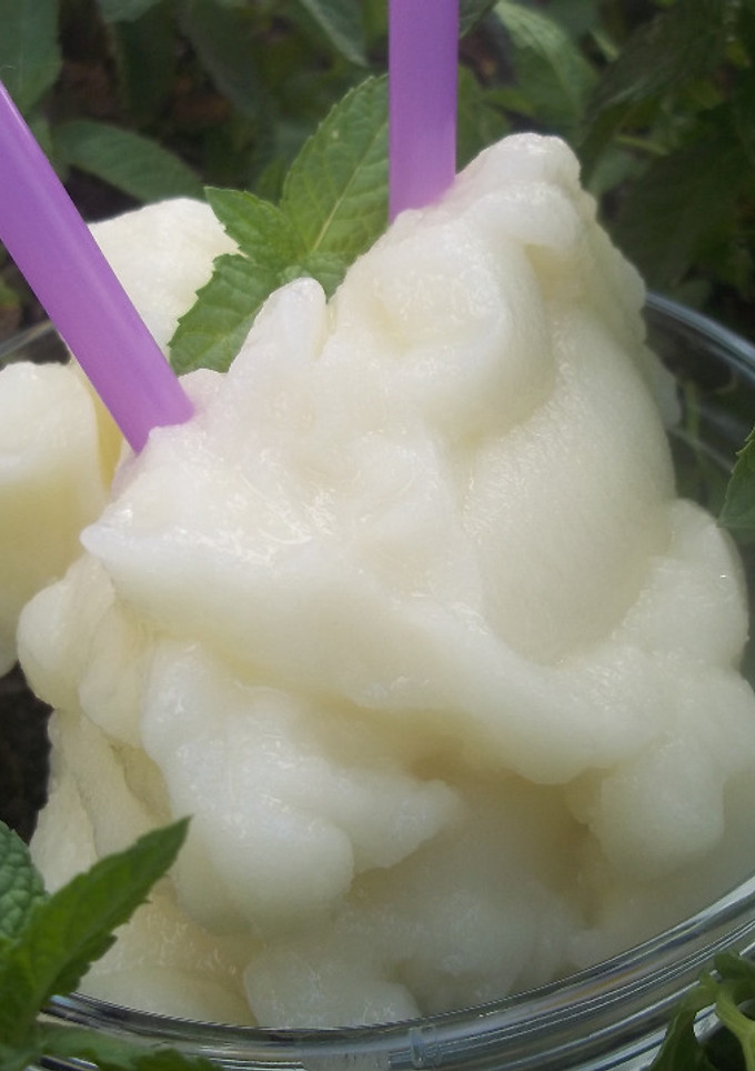 Una foto de Helado de melón dulce (Thermomix)