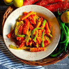 A picture of Chilli Carrot Pickle.