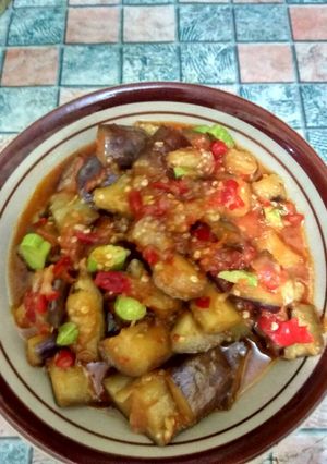 Foto resep Terong Balado Pete