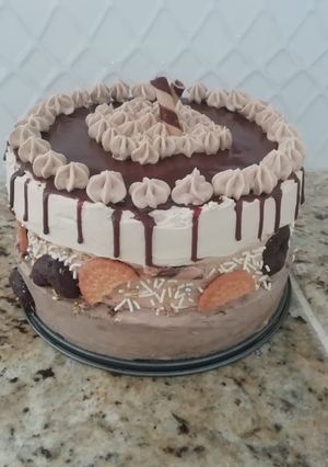 Una foto de Pastel de moka (Para un mokosito)