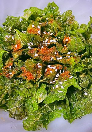 Foto resep Bayam Krispi AKA Crispy Spinach ala Yoshinoya