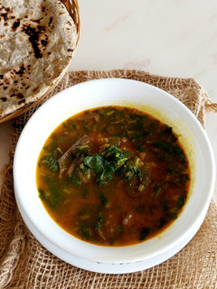 રીંગણ મેથી ની ભાજી નું શાક (Ringan Methi Bhaji Shak Recipe In Gujarati) રેસીપી મુખ્ય ફોટો