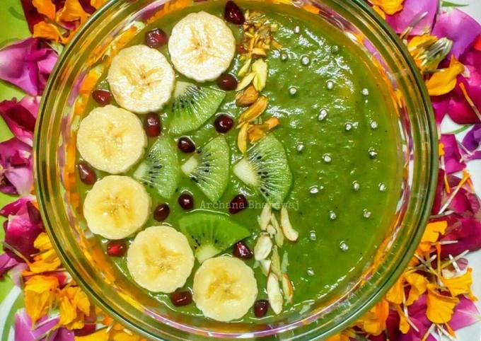 Steps to Prepare Super Quick Homemade Kiwi Green Smoothie