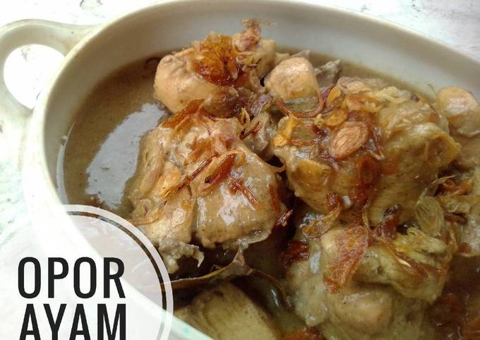 Opor Ayam (putih) #bikinramadanberkesan