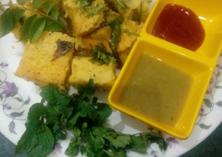 Recipe of Perfect Instant Dhokla