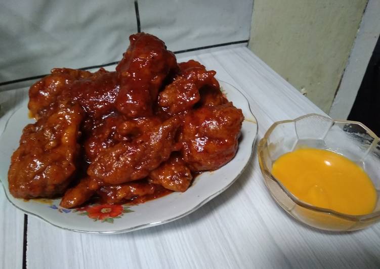 Resep Chicken wings ala Richeese Factory oleh Murni - Cookpad