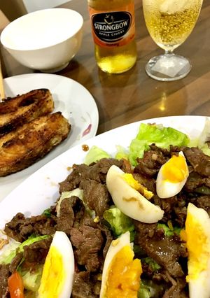 Hình của món Salad bắp bò.