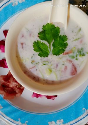 वेजिटेबल रायता (Vegetable raita recipe in Hindi) रेसिपी मुख्य फोटो