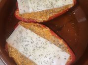 Una foto de bechamel de garbanzo