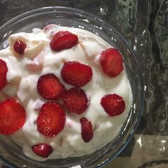 A picture of Cocktail desert 🍹.