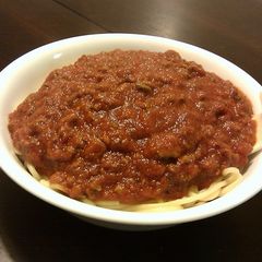 A picture of Lonnie’s Homemade Spaghetti Sauce.