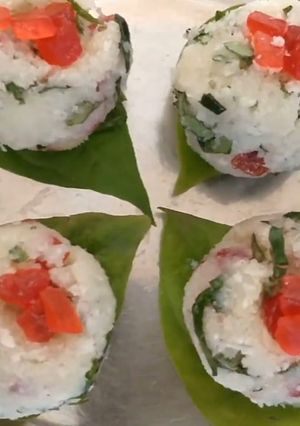 A picture of Pan Bhog Ladoo.