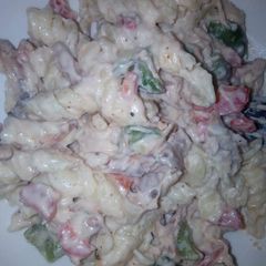 A picture of Creamy cheese macroni.