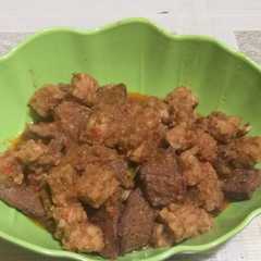 รูปของ Rica daging sapi dan tempe