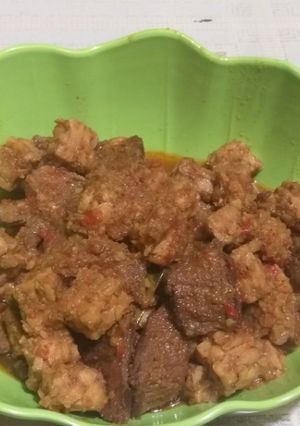 Foto resep Rica daging sapi dan tempe