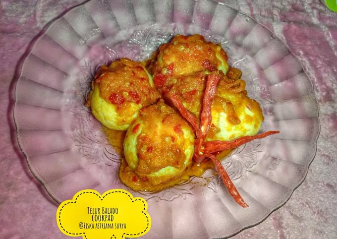 Resep Telur Balado simple oleh Fiska Astriana.S - Cookpad