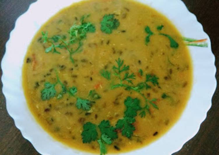 Steps to Cook Favorite Mix dal tadka