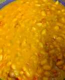 Sopa de caraotas blancas