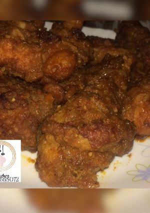 A picture of Easy stir fried chicken recipe by Khabs kitchen.