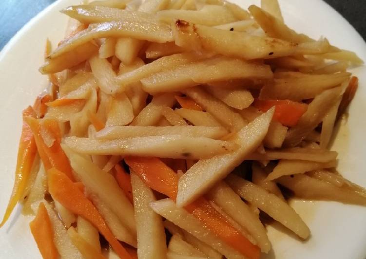 How to Prepare Super Quick Homemade Burdock w/ Carrot