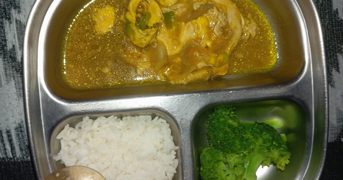 Kari Telur Menu si Kecil