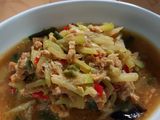 Tumis jipang (labu siam) kuah