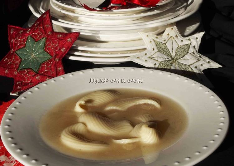 Caldo de carne para navidad
