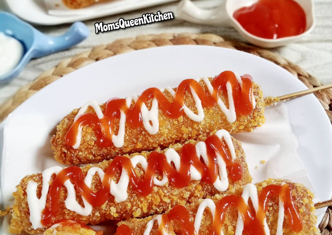 Corndog roti tawar