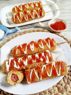 Foto resep Corndog roti tawar