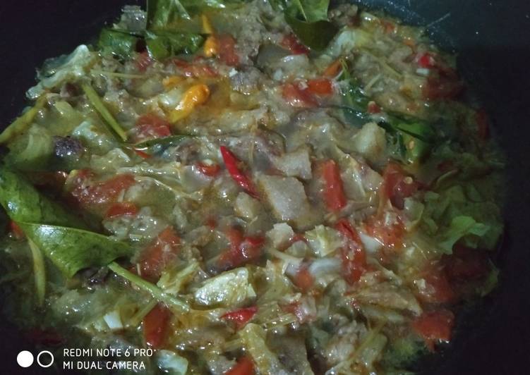 Tongseng tetelan sapi ala2