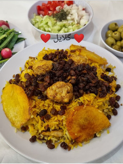 عکسی از دستور کشمش پلو 😋