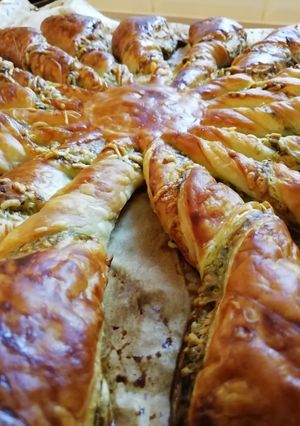 Une photo de Feuilletés soleil au pesto maison