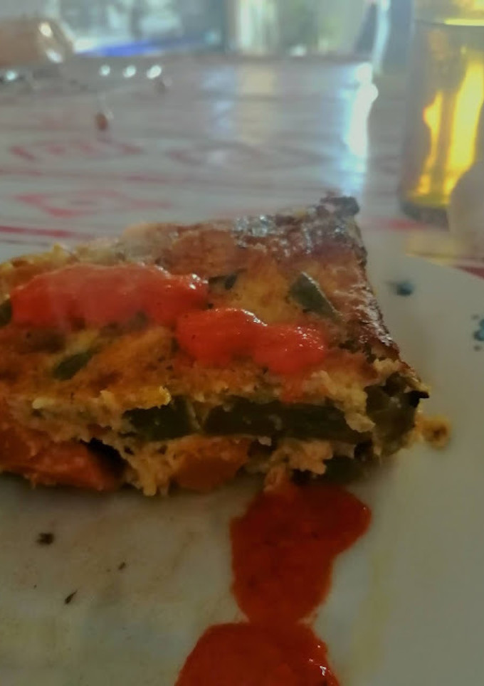 Una foto de Budin de zanahorias y judías verdes